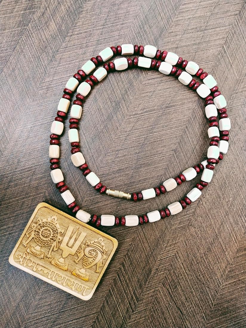 Sphatik Crystal Beads Kanthi Mala for Neck